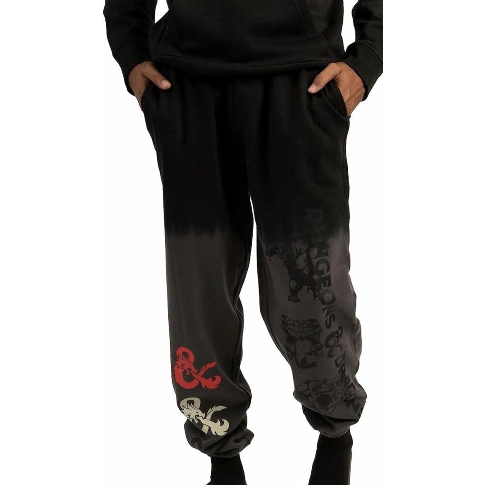 Dungeons & Dragons Adult Hoodie Jogger Combo Gray Men’s XL - Picture 3 of 4